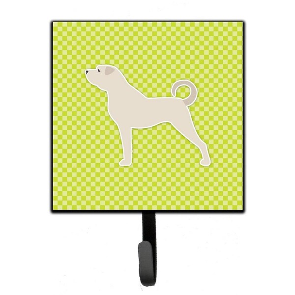 Micasa Anatolian Shepherd Checkerboard Green Leash or Key Holder - MI224205