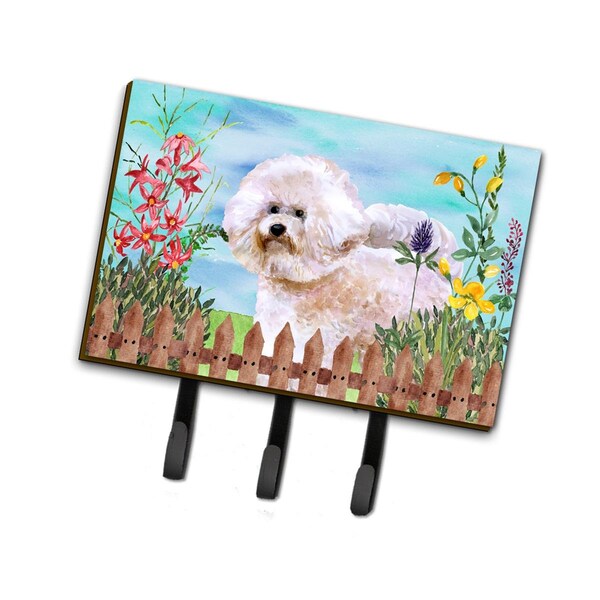 Jensendistributionservices Bichon Frise No.2 Spring Leash or Key Holder - MI1717247