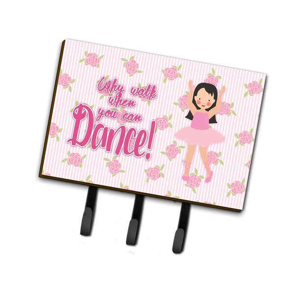 Carolines Treasures Ballet Long Dark Hair Leash or Key Holder - BB5388TH68