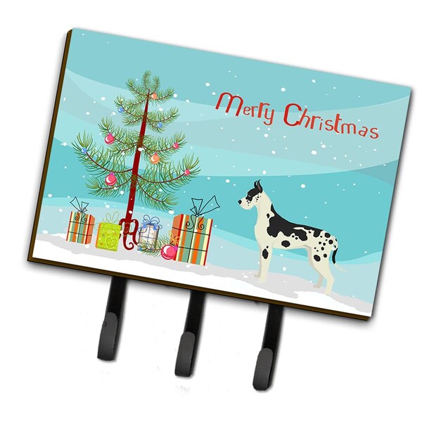Carolines Treasures Great Dane Christmas Tree Leash or Key Holder - CK3542TH68