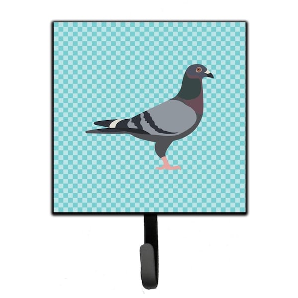 Jensendistributionservices Racing Pigeon Blue Check Leash or Key Holder - MI1710013