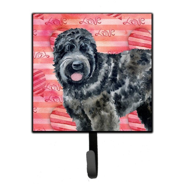 Jensendistributionservices Black Russian Terrier Love Leash or Key Holder - MI1710638