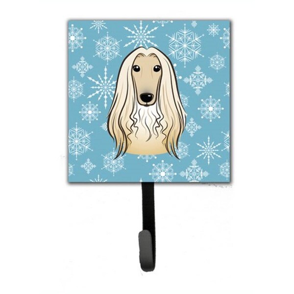 Jensendistributionservices Snowflake Afghan Hound Leash & Key Holder - MI1719827