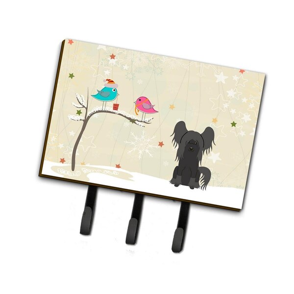 Jensendistributionservices Christmas Presents Between Friends Chinese Crested Black Leash or Key Holder - MI1705021