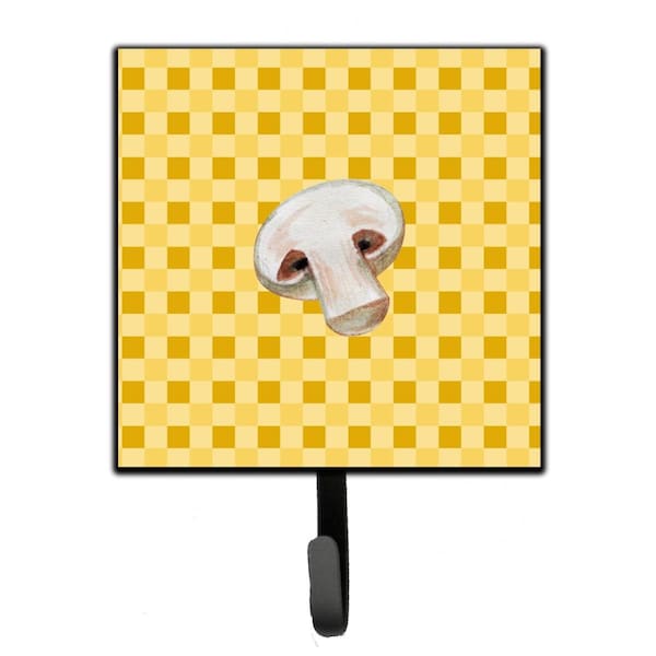 Jensendistributionservices Champignon Mushroom on Basketweave Leash or Key Holder - MI1709625