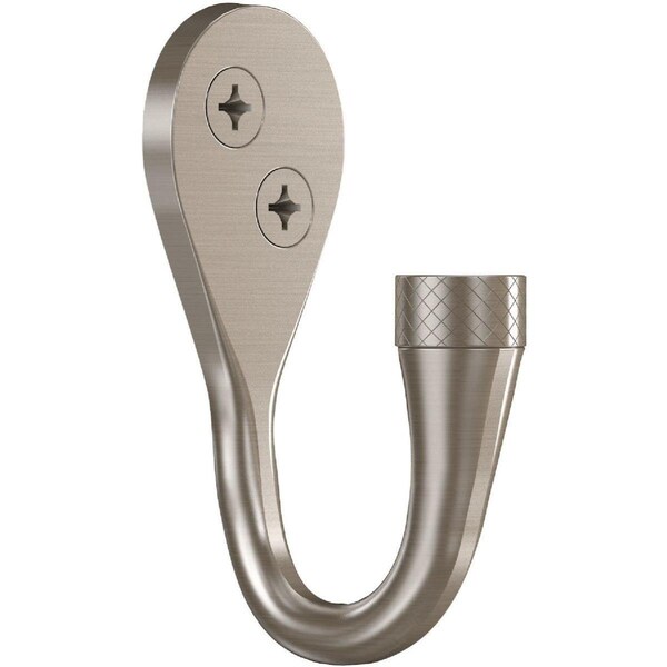 Homepage Powell Knurled Hook, Stain Nickel - HO3244602