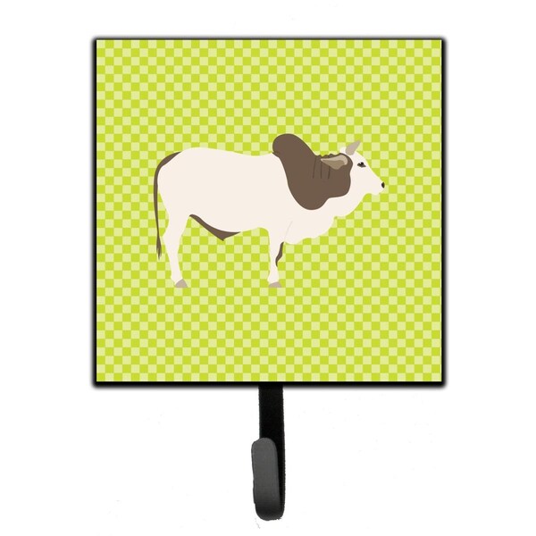 Carolines Treasures Malvi Cow Green Leash or Key Holder - BB7656SH4