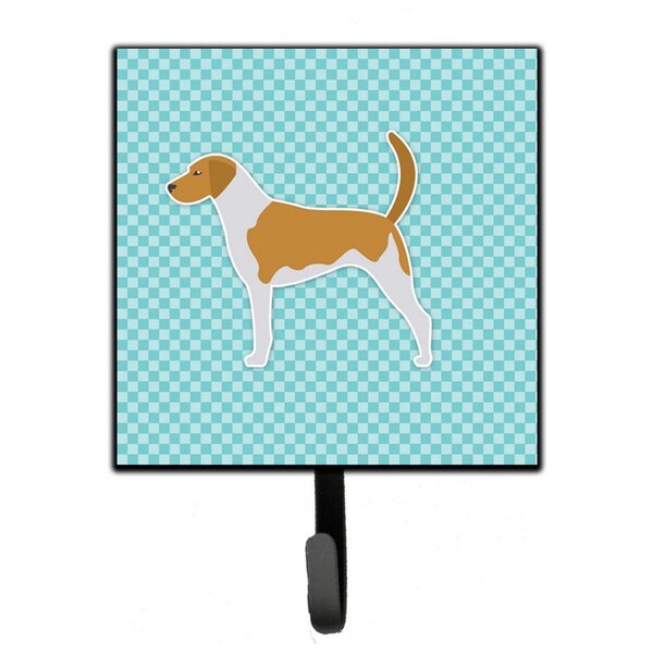 Micasa American Foxhound Checkerboard Blue Leash or Key Holder - MI626928