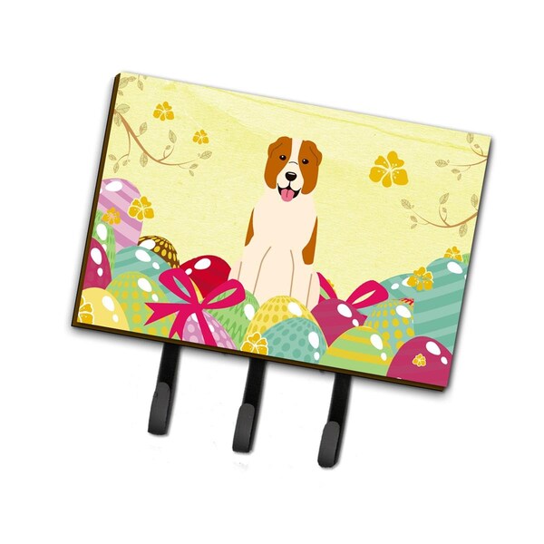 Carolines Treasures Easter Eggs Central Asian Shepherd Dog Leash or Key Holder - BB6049TH68