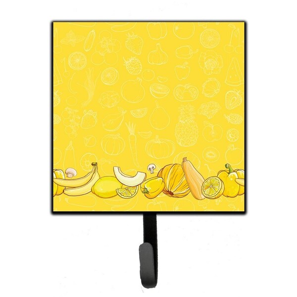 Jensendistributionservices Fruits & Vegetables in Yellow Leash or Key Holder - MI2100765