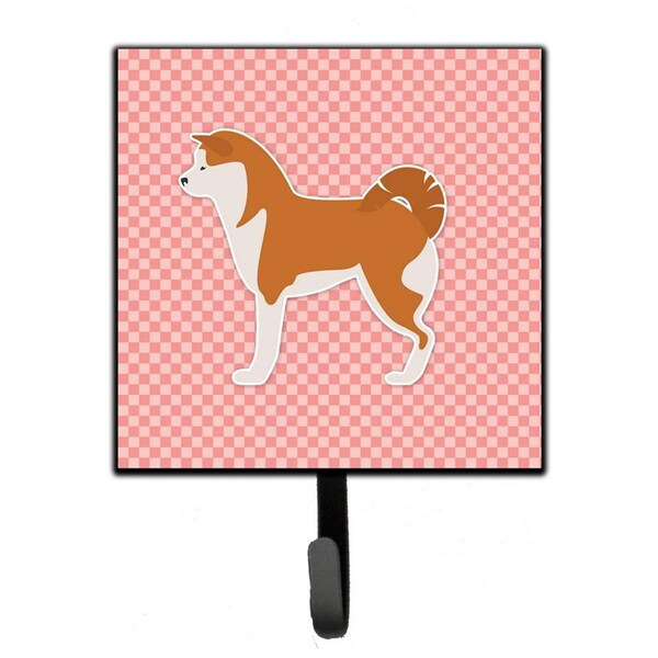 Jensendistributionservices Akita Checkerboard Pink Leash or Key Holder - MI2100748