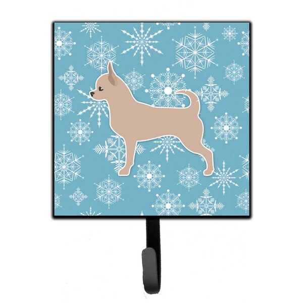 Jensendistributionservices Winter Snowflake Chihuahua Leash or Key Holder - MI1657434