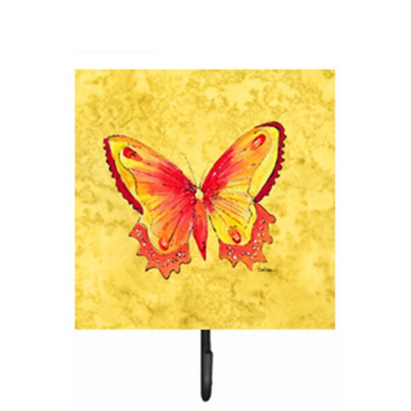 Jensendistributionservices Butterfly on Yellow Leash Or Key Holder - MI1707300