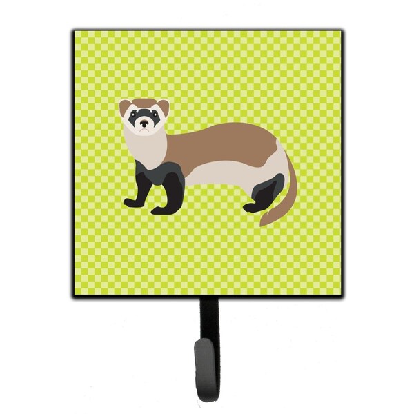 Carolines Treasures Ferret Green Leash or Key Holder - BB7704SH4