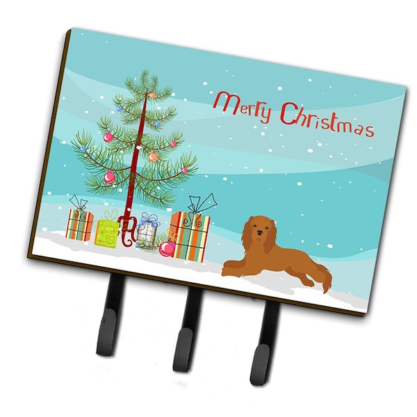 Carolines Treasures Ruby Cavalier King Charles Spaniel Christmas Tree Leash or Key Holder - CK3495TH68