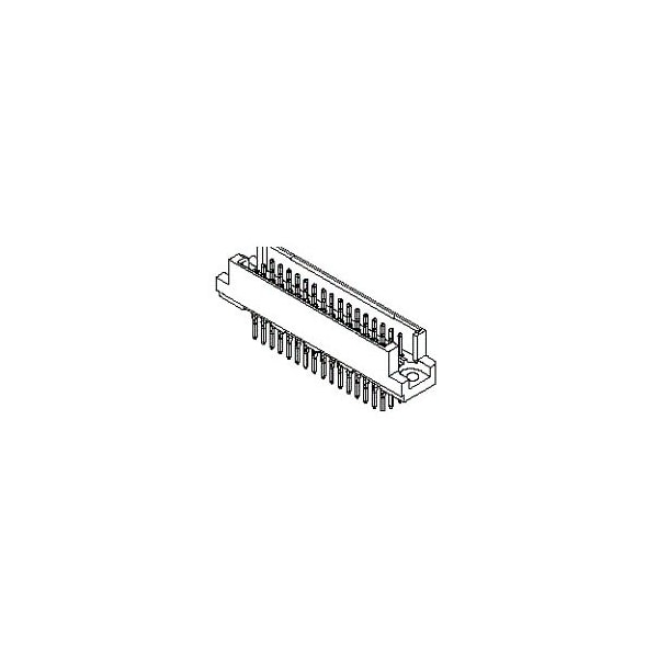 Conector Euro de placa Molex, 48 contactos, 3 filas, macho, recto, terminal de soldadura - 850131029