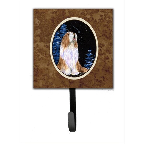 Jensendistributionservices Starry Night Bearded Collie Leash Holder Or Key Hook - MI1656386
