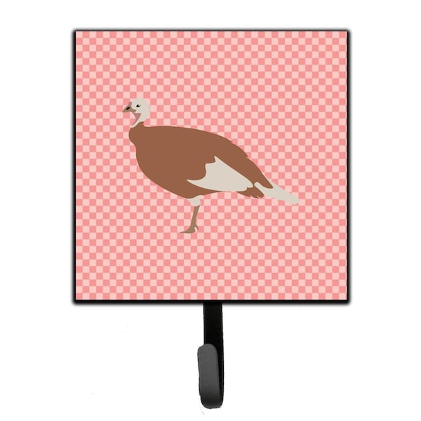 Carolines Treasures Jersey Buff Turkey Hen Pink Check Leash or Key Holder - BB7984SH4