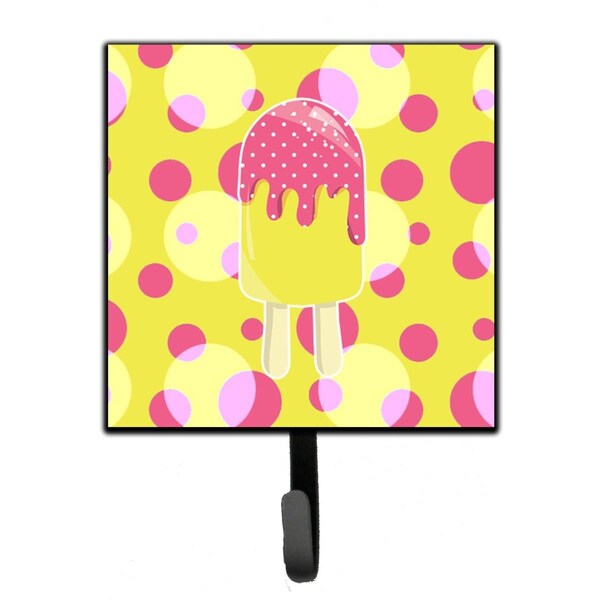 Carolines Treasures Ice Pop Popsicle Pink Yellow Leash or Key Holder - BB7070SH4