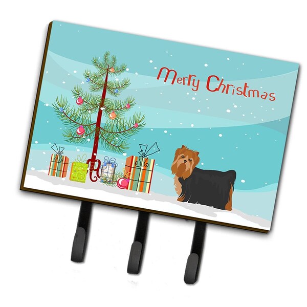 Carolines Treasures Yorkshire Terrier Christmas Tree Leash or Key Holder - CK3490TH68