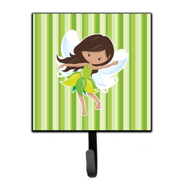 Carolines Treasures Fairy Green Stripes Leash or Key Holder - BB6909SH4