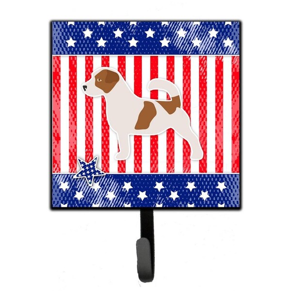 Carolines Treasures USA Patriotic Jack Russell Terrier Leash or Key Holder - BB3307SH4