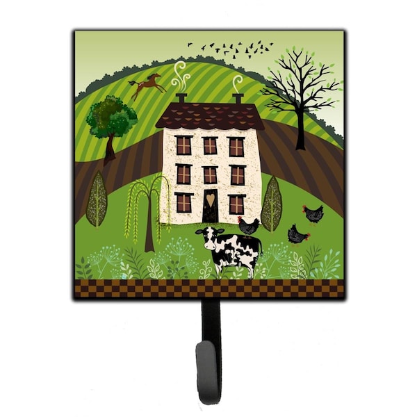 Jensendistributionservices Folk Art Country House Leash or Key Holder - MI1715133