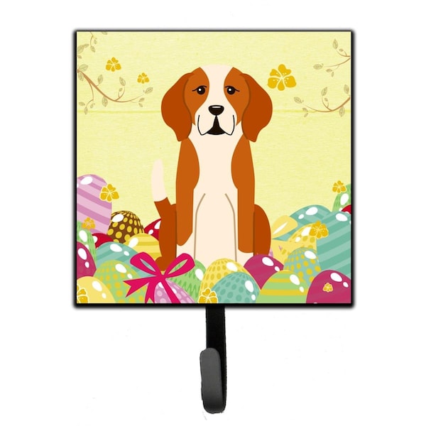 Carolines Treasures Easter Eggs English Foxhound Leash or Key Holder - BB6110SH4