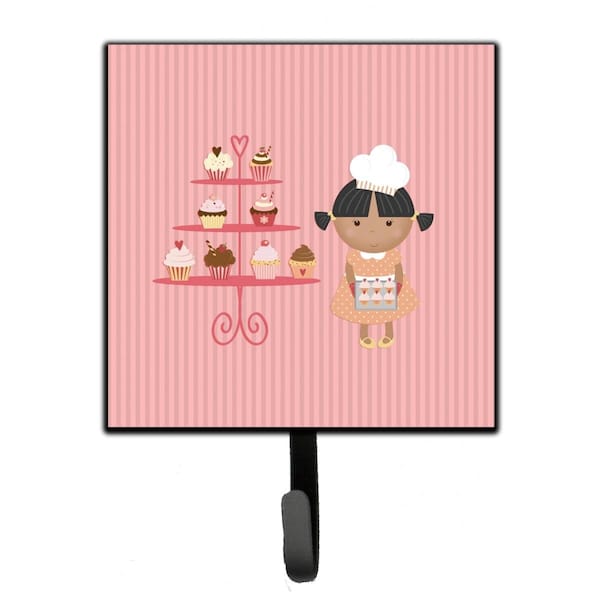 Carolines Treasures Cupcake Baker African American Pink Leash or Key Holder - BB7257SH4