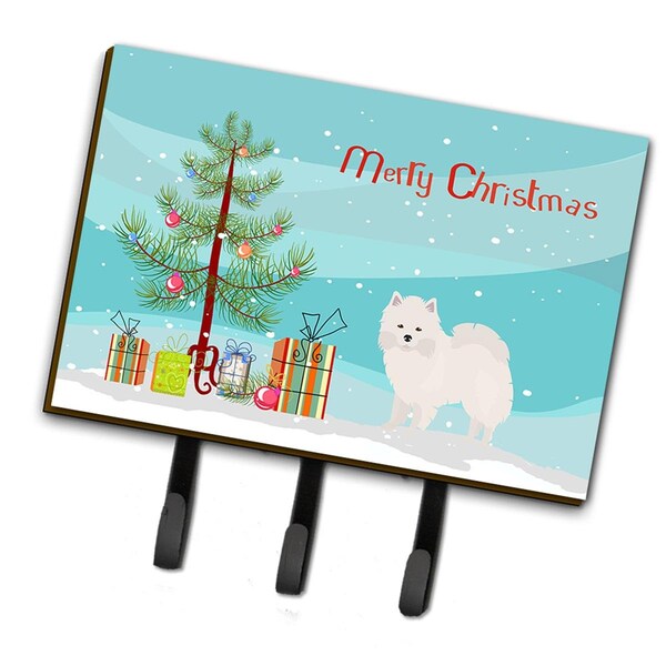 Carolines Treasures American Eskimo Christmas Tree Leash or Key Holder - CK3441TH68