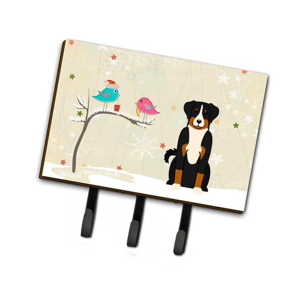 Carolines Treasures Christmas Presents Between Friends Appenzeller Sennenhund Leash or Key Holder - BB2515TH68