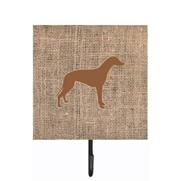 Jensendistributionservices Greyhound Burlap and Brown Leash Or Key Holder - MI1706780