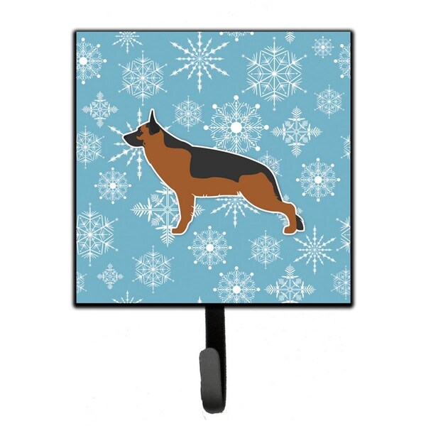 Micasa Winter Snowflake German Shepherd Leash or Key Holder - MI626914