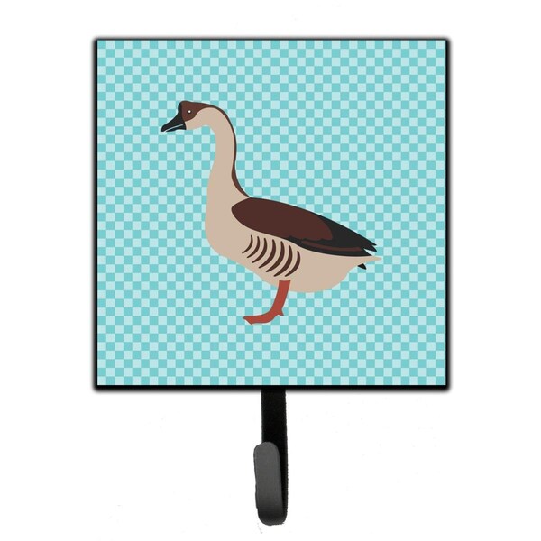 Micasa Chinese Goose Blue Check Leash or Key Holder - MI225929
