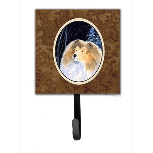 Jensendistributionservices Starry Night Collie Leash Holder Or Key Hook - MI1656375