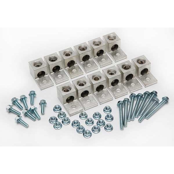 Kit de conectores mecánicos Burndy, 250 kcmil a 6 AWG - KAUKIT2.