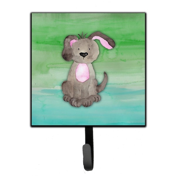 Jensendistributionservices Dog Teal & Green Watercolor Leash or Key Holder - MI1721181