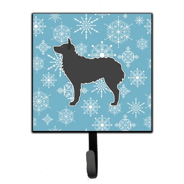 Carolines Treasures Winter Snowflake Croatian Sheepdog Leash or Key Holder - BB3521SH4