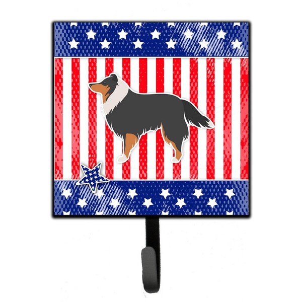 Carolines Treasures USA Patriotic Sheltie and Shetland Sheepdog Leash or Key Holder - BB3330SH4