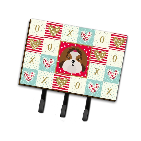 Carolines Treasures 6 x 2 x 9 in. Imperial Shih Tzu Love Leash or Key Holder - CK5206TH68