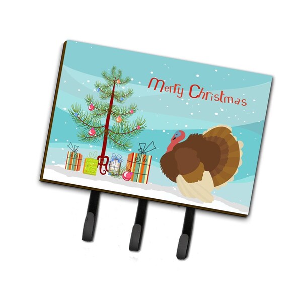 Carolines Treasures French Turkey Dindon Christmas Leash or Key Holder - BB9357TH68