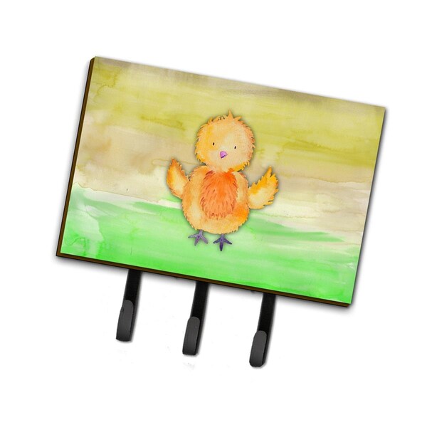 Carolines Treasures Chicken Watercolor Leash or Key Holder - BB7411TH68