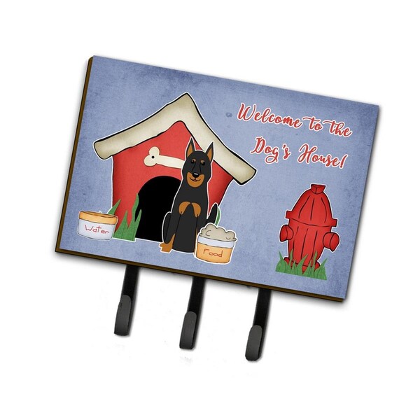 Carolines Treasures Dog House Collection Beauce Shepherd Dog Leash or Key Holder - BB2834TH68