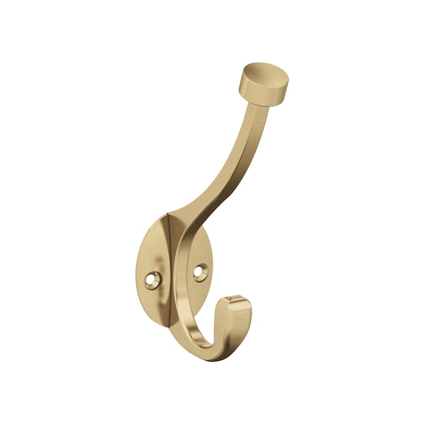 Amerock Adare Traditional Double Prong Champagne Bronze Wall Hook - H55465CZ