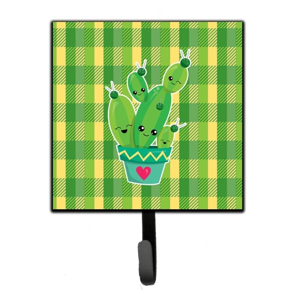 Carolines Treasures Cactus Striped Plaid Leash or Key Holder - BB6853SH4