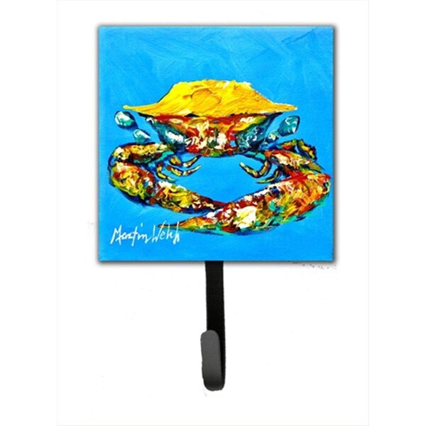 Carolines Treasures Crab Baby Blue Leash Or Key Holder - MW1003SH4