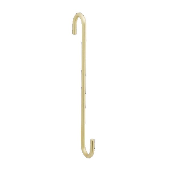 Homepage 8 in. Modern S Hook, Brushed Gold - Large - HO3240394