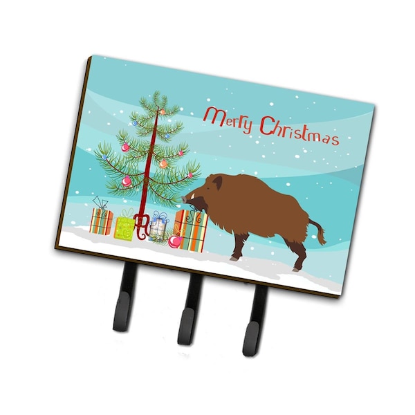 Carolines Treasures Wild Boar Pig Christmas Leash or Key Holder - BB9303TH68