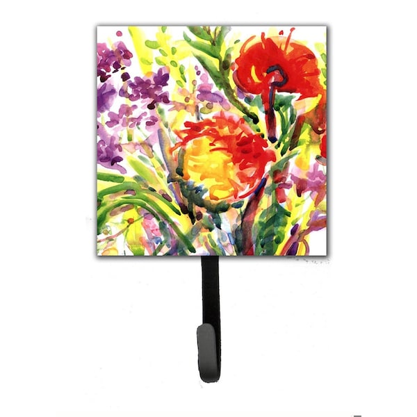Carolines Treasures Flower Leash Holder Or Key Hook - 6042SH4