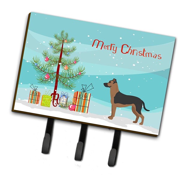 Carolines Treasures Shepherd Pit Mix No.1 Christmas Tree Leash or Key Holder - CK3869TH68